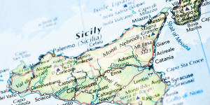 Cartina geografica della Sicilia